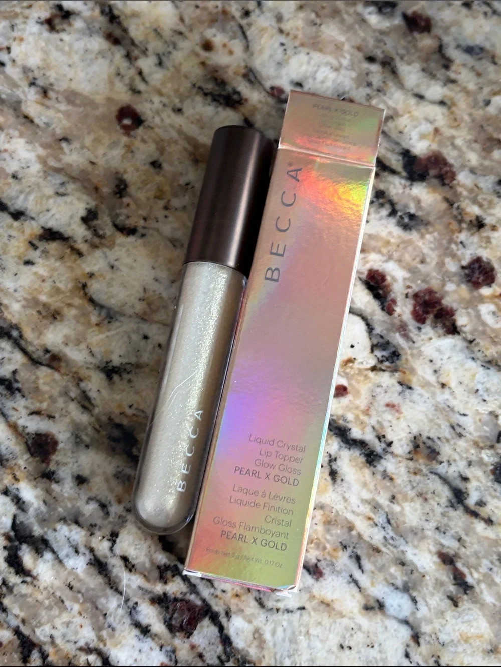 ⚡️♥️Becca Pearl x Gold Liquid Crystal Glow Gloss